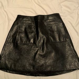 Capulet Leather Skirt